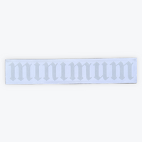 Minimum Reflective Logo Decal